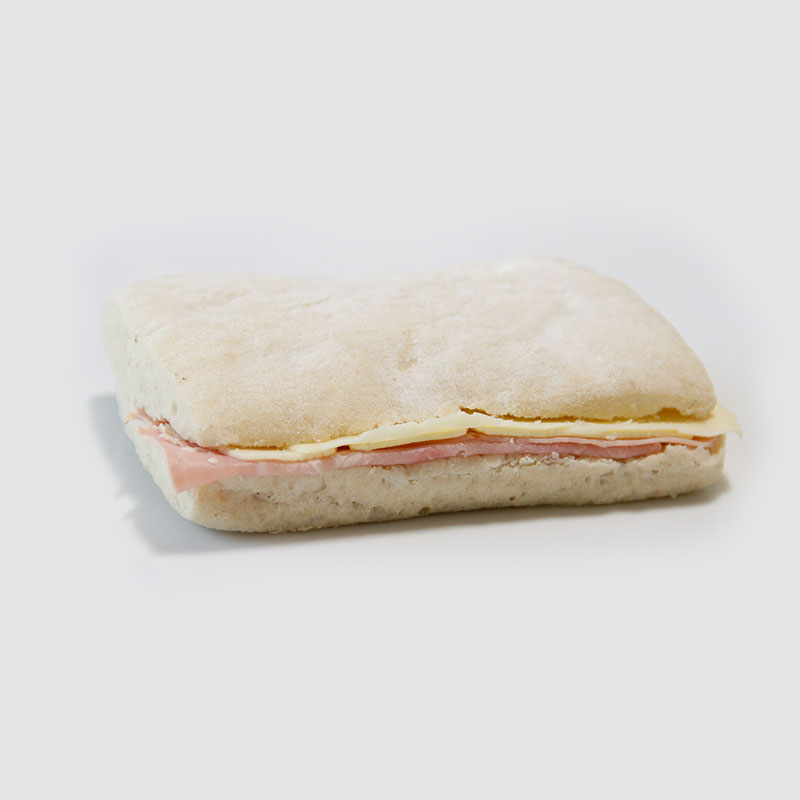 Sandwich Ciabata de Jamón y Queso